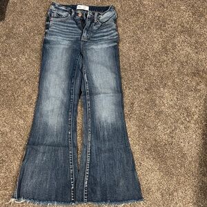 Size 23. BKE Dark Blue Flare Jeans